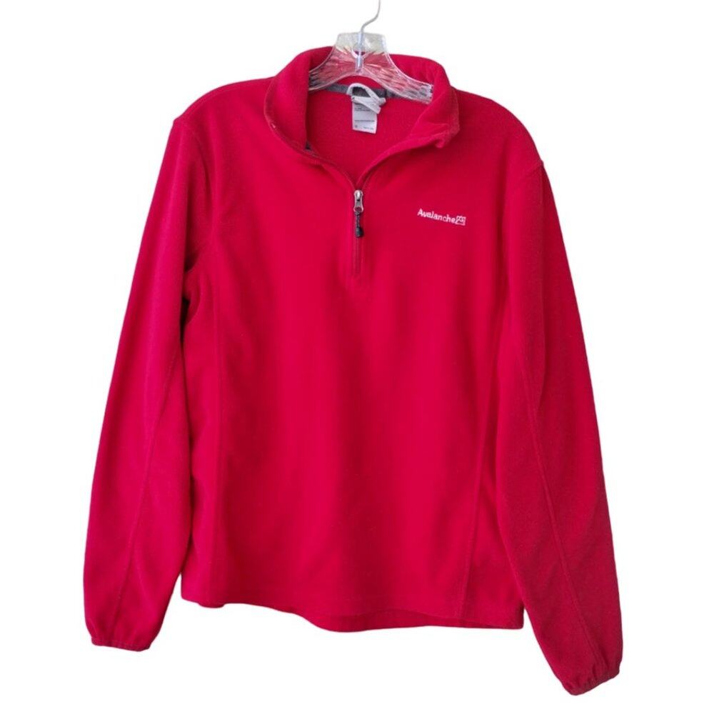 Avalanche Fleece Pullover Sweater - Women's S - 1/4 Zip - Red - Classic. Gorp